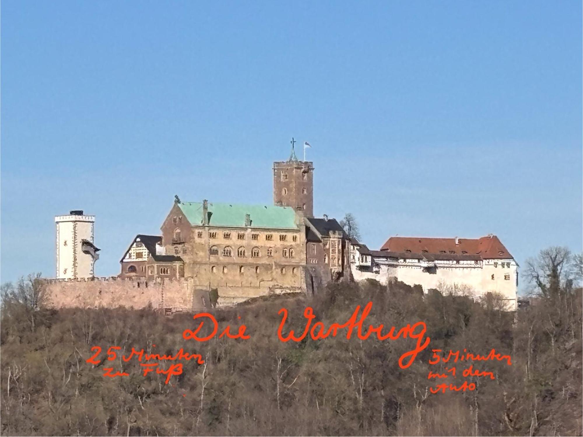 Zentral Gelegenes Apartment Am Fusse Der Wartburg Eisenach Eksteriør billede